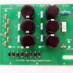 K4LAJ's SB-200 HV power board - note the balance resistor values and placement